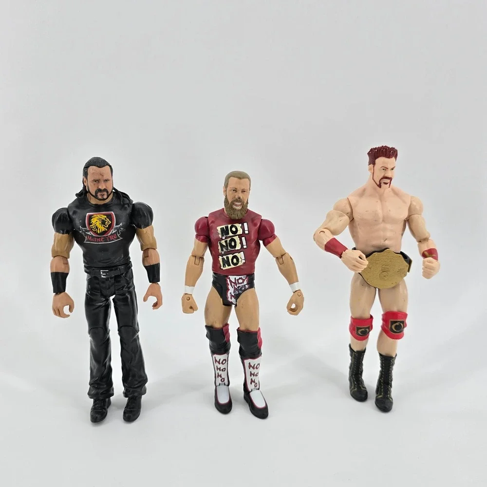 Mattel WWE Action Figure Lot Drew McIntyre Daniel Bryan Sheamus Multi 6in